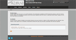 Desktop Screenshot of nzsug.co.nz